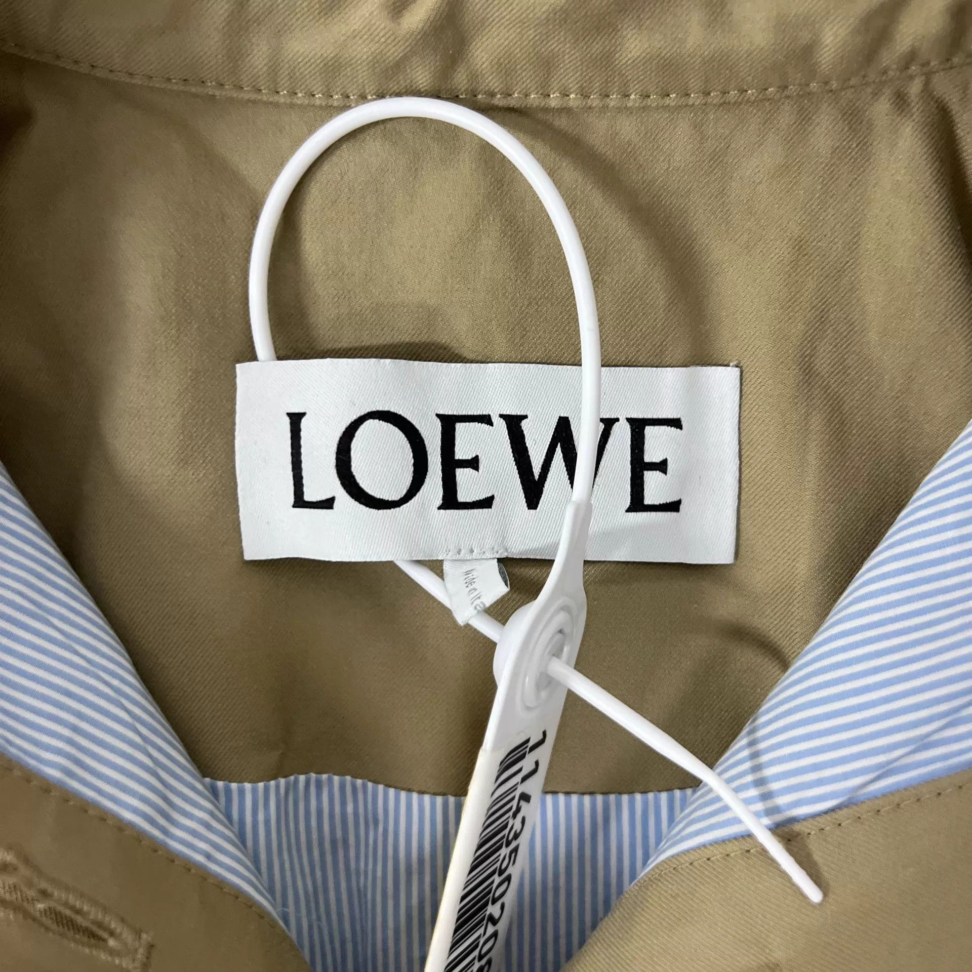 Loewe Loewe leather logo panel oversized layered hooded coat 36 Size XS / US 0-2 / IT 36-38 - 7 Thumbnail