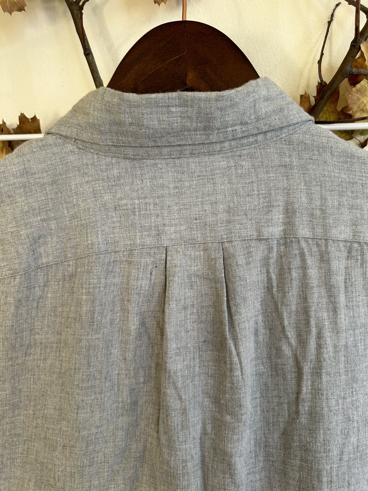 J.Crew Vintage J Crew brushed twill gray button up Size US M / EU 48-50 / 2 - 4 Thumbnail