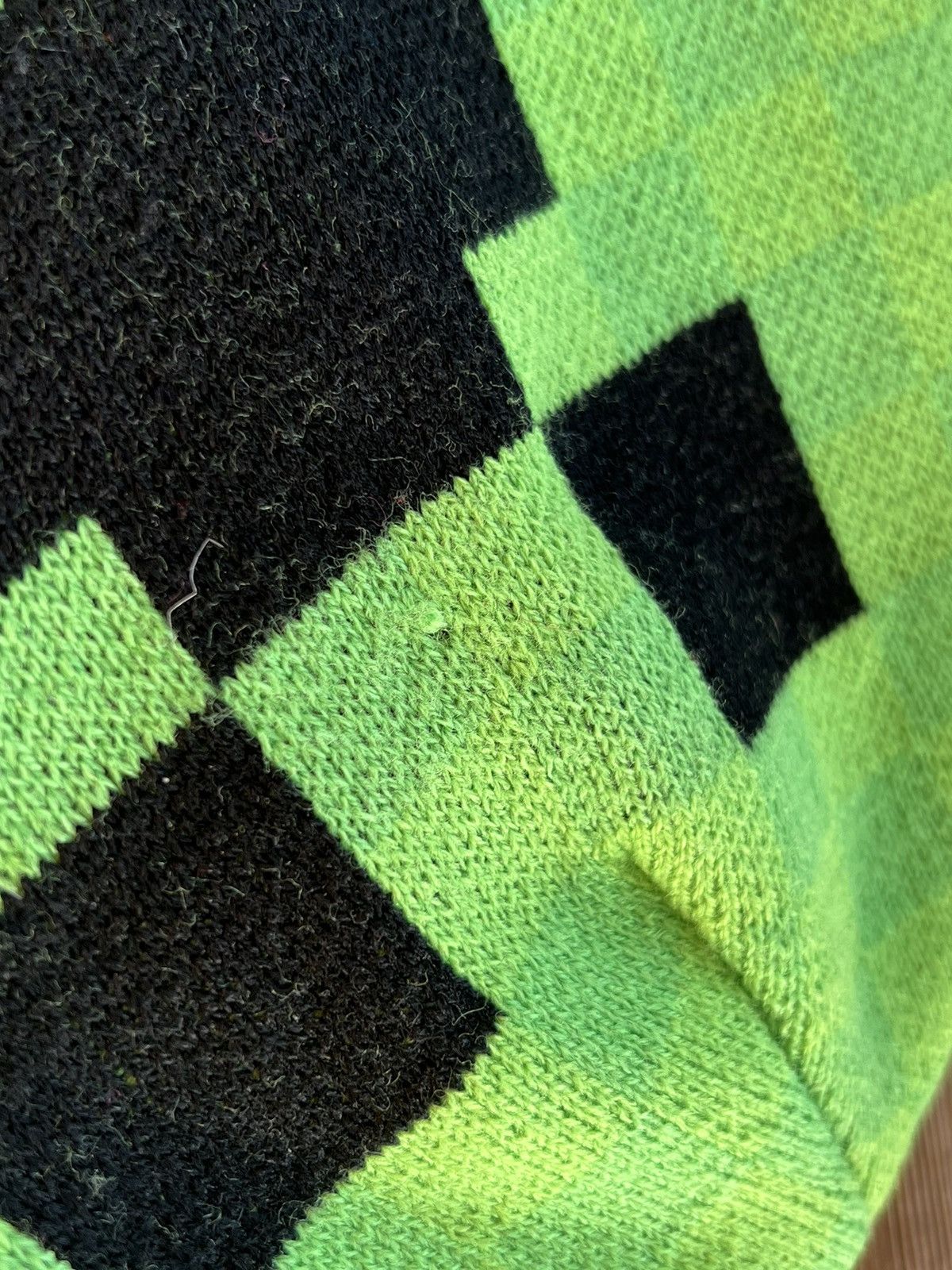Vintage Y2K Minecraft Creeper Winter Hat Vintage Cap Y2K Japan Size ONE SIZE - 13 Thumbnail