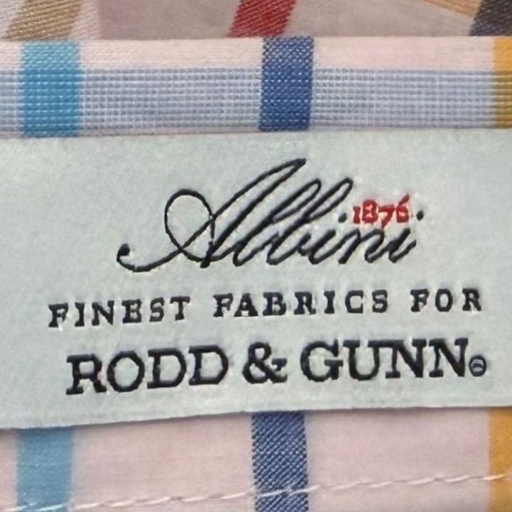Rodd & Gunn Rodd & Gunn Sports Fit Shirt Rainbow Check Oxford 2XL Albini Italian Cotton Pink Multi Check Button-Up Casual Mens Size US XXL / EU 58 / 5 - 5 Thumbnail