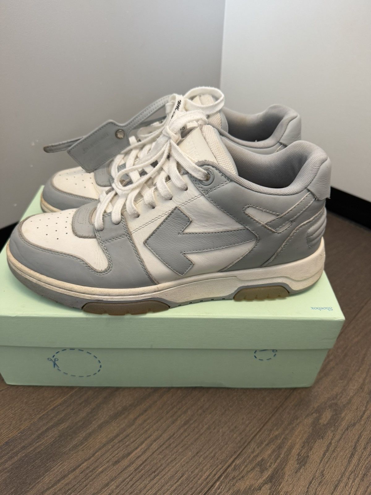 Off-White Off white Out Of Office Gray Size US 11 / EU 44 - 7 Thumbnail
