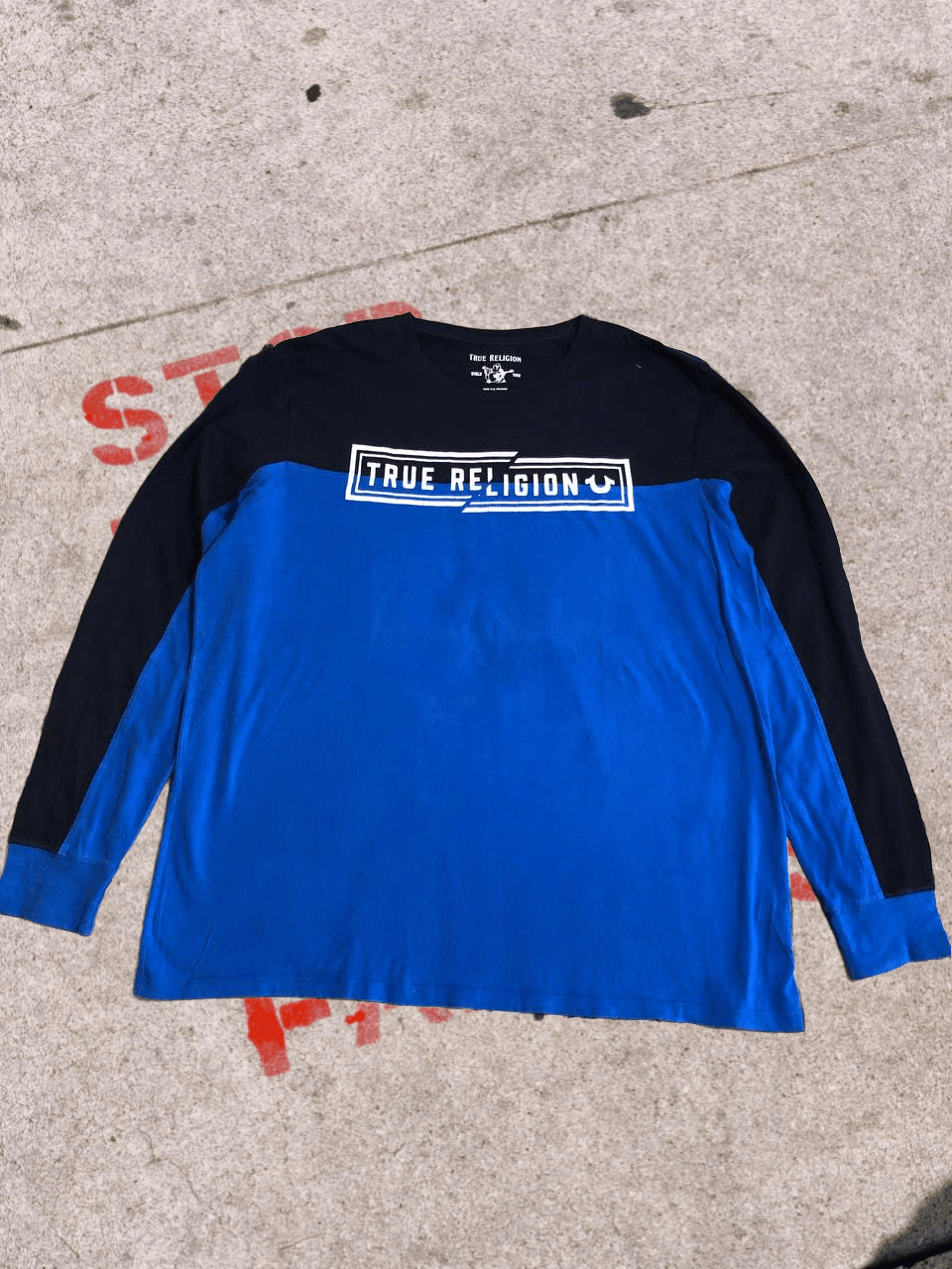 True Religion True Religion Men's Cotton Graphic Long Sleeve T-Shirt Size US XXL / EU 58 / 5 - 1 Thumbnail