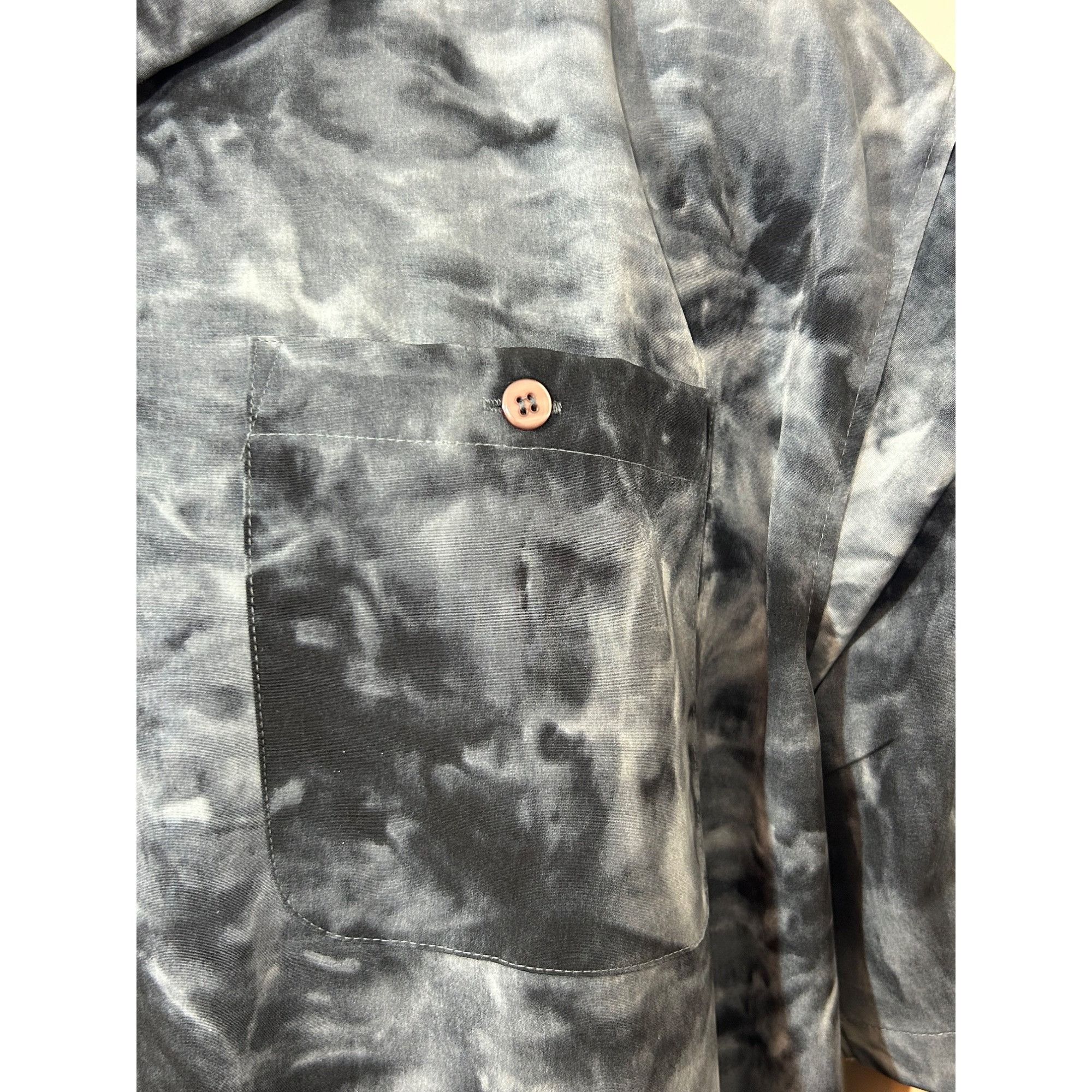 Jordan Craig Jordan Craig Men’s Casual Shirt M Black Grey Tie Dyed Short Size US M / EU 48-50 / 2 - 9 Thumbnail