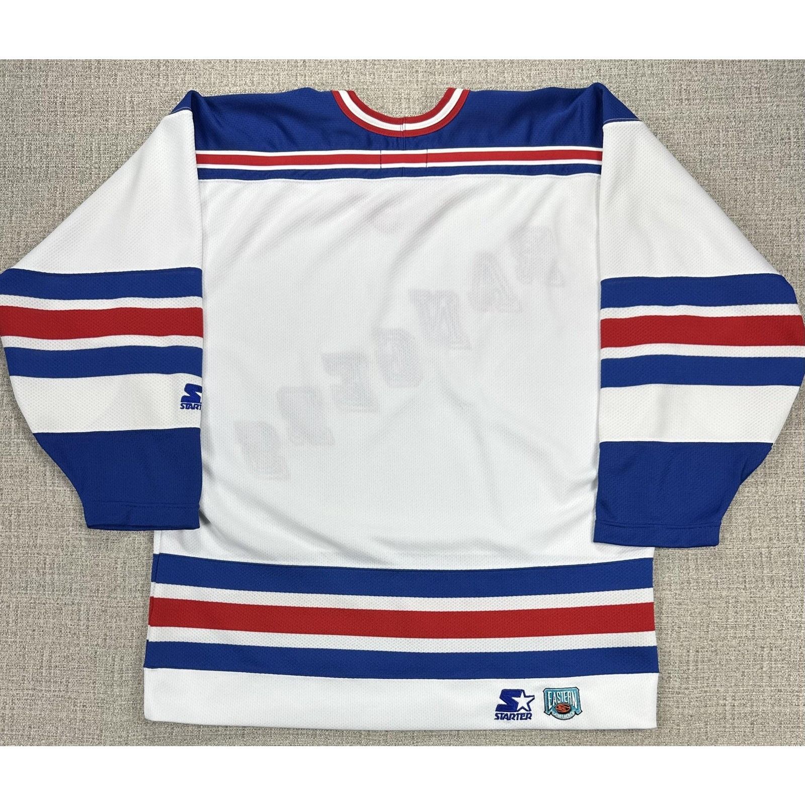 Starter New York Rangers Jersey Mens Large White NHL Hockey Starter Size US L / EU 52-54 / 3 - 11 Thumbnail