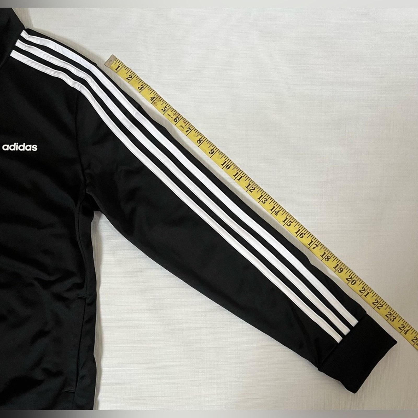Adidas ADIDAS-Men’s XL Black Track Jacket Size US XL / EU 56 / 4 - 6 Thumbnail