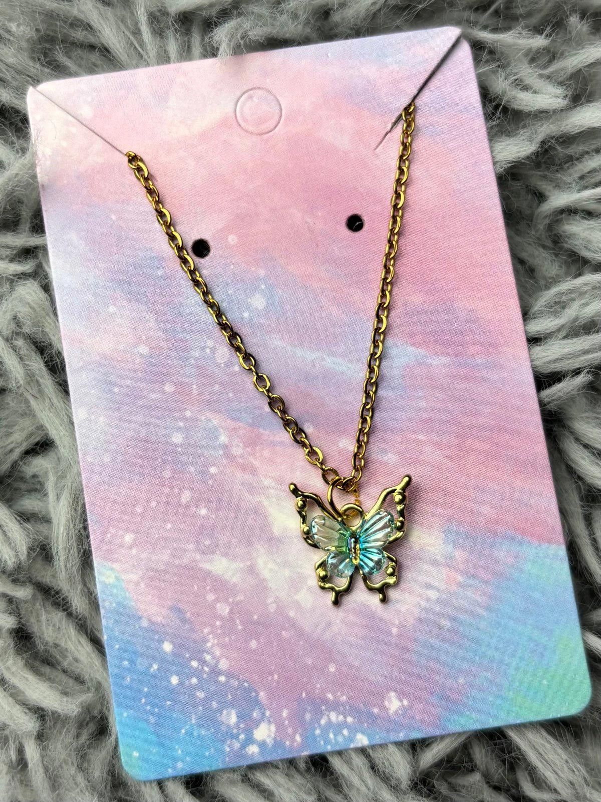 Handmade Butterfly necklace Size ONE SIZE - 1 Preview