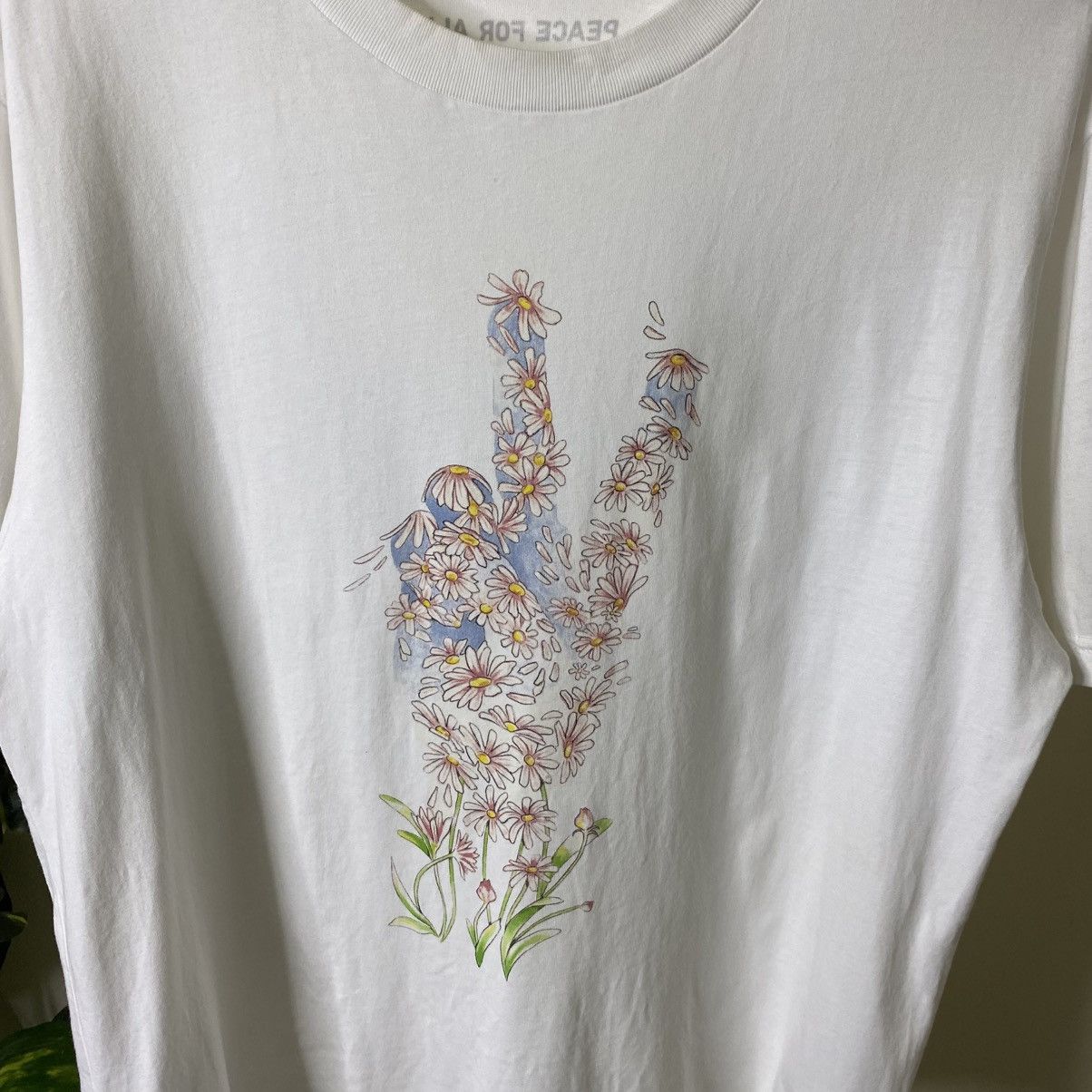 JW Anderson Jonathan Anderson Dior Peace For All Collaboration T Shirt Size US XL / EU 56 / 4 - 2 Thumbnail