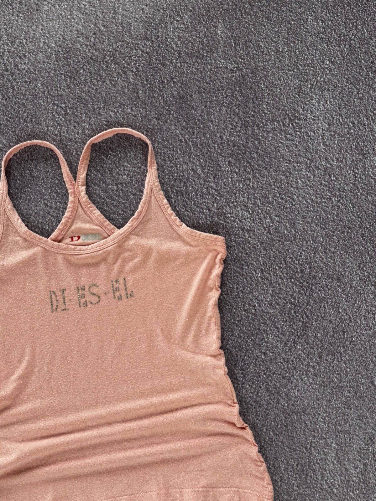 Diesel Avant Garde Vintage Y2K Diesel Sexy Rhinestones Tank Top Size M / US 6-8 / IT 42-44 - 5 Thumbnail