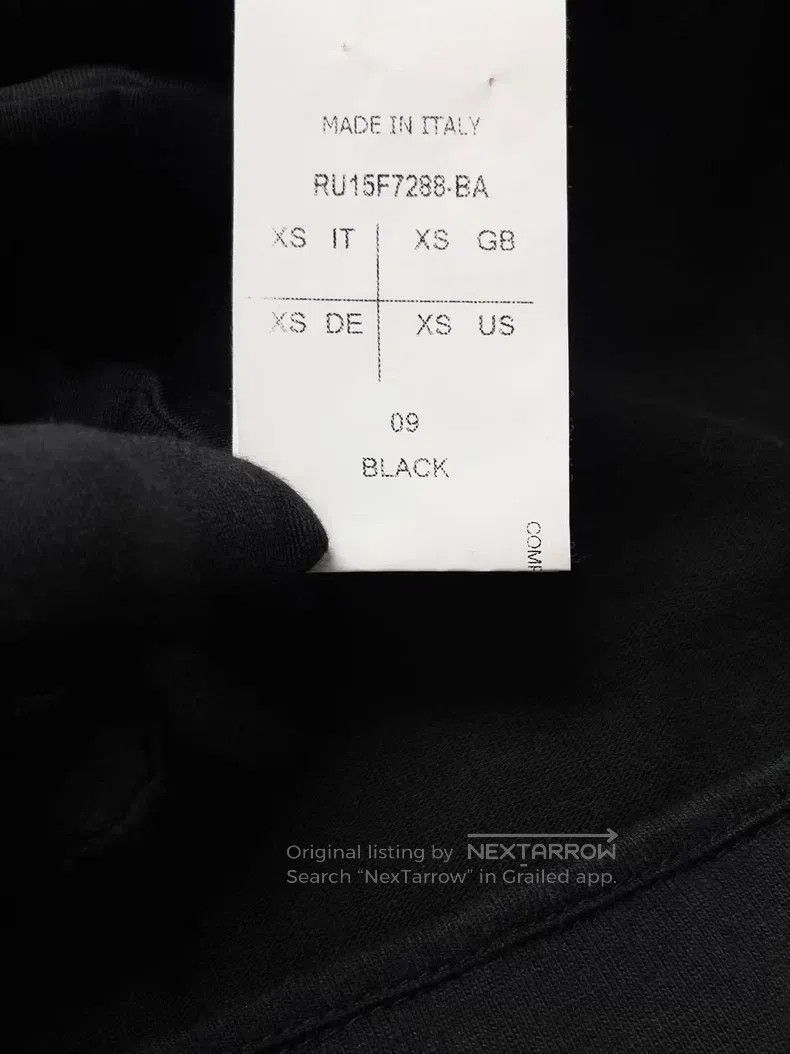 Rick Owens Rick Owens Black Wizard Washed Worn Drawstring Long Hooded Size US XS / EU 42 / 0 - 5 Thumbnail