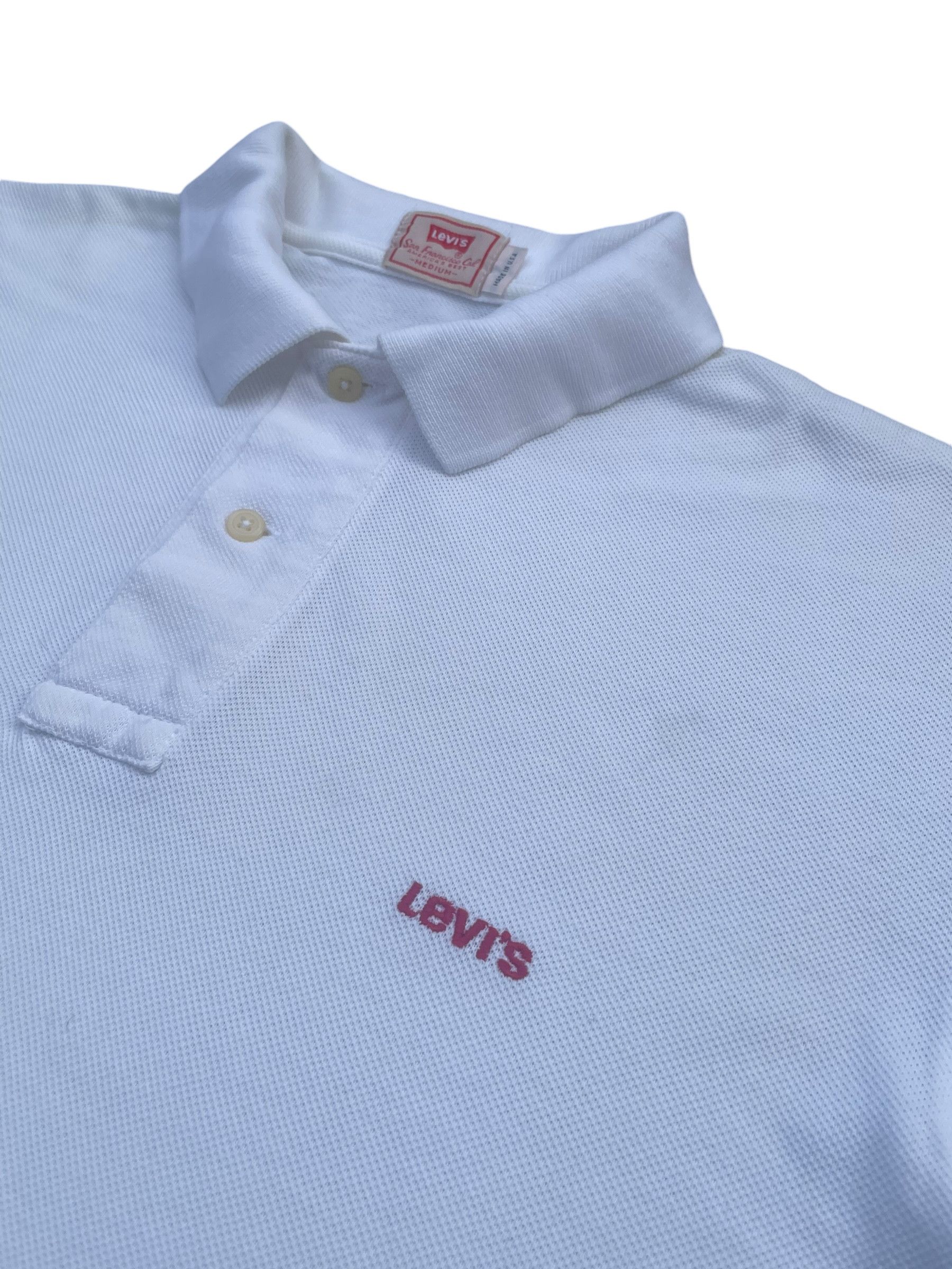 Levi's Vintage Levis Polo Tshirt Size US M / EU 48-50 / 2 - 2 Thumbnail