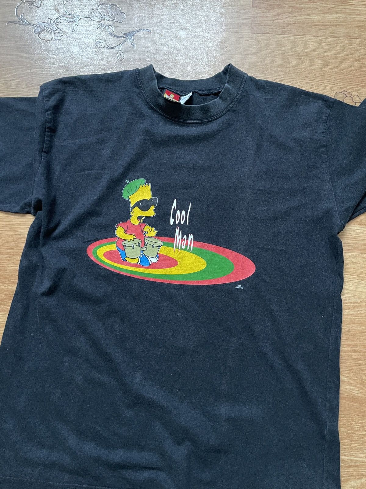 The Simpsons Vintage The Simpsons Cool Man Matt Growning 2001 T Shirt Tee Size US L / EU 52-54 / 3 - 9 Thumbnail