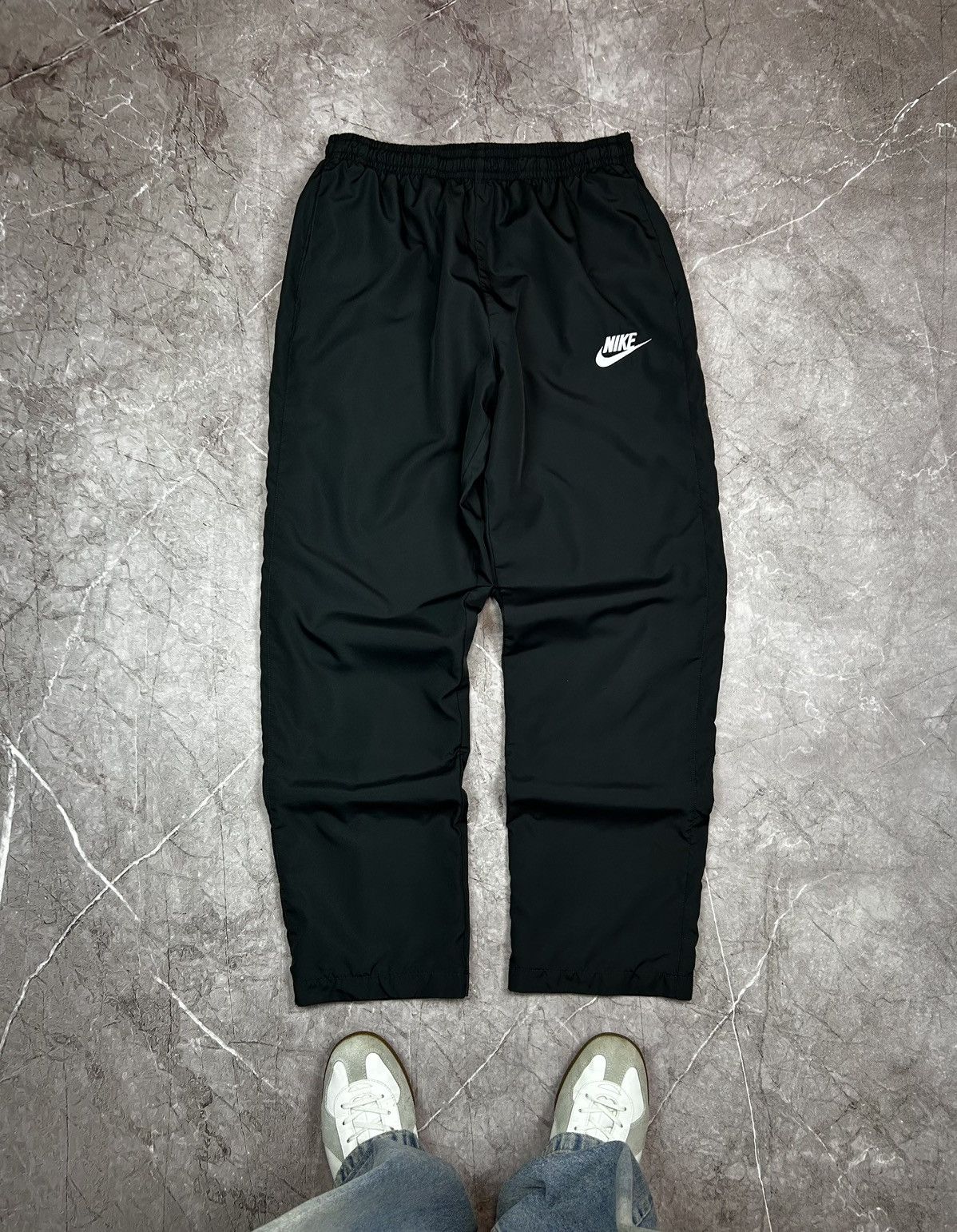 Nike × Vintage Vintage Y2K Nike Swoosh Logo Track Sweat Pants Joggers Size US 33 - 1 Thumbnail