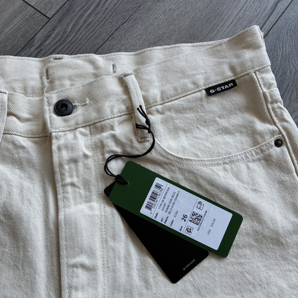 G-Star G-Star Raw Type 89 Off-White Bermuda Shorts Size 27" / US 4 / IT 40 - 5 Thumbnail