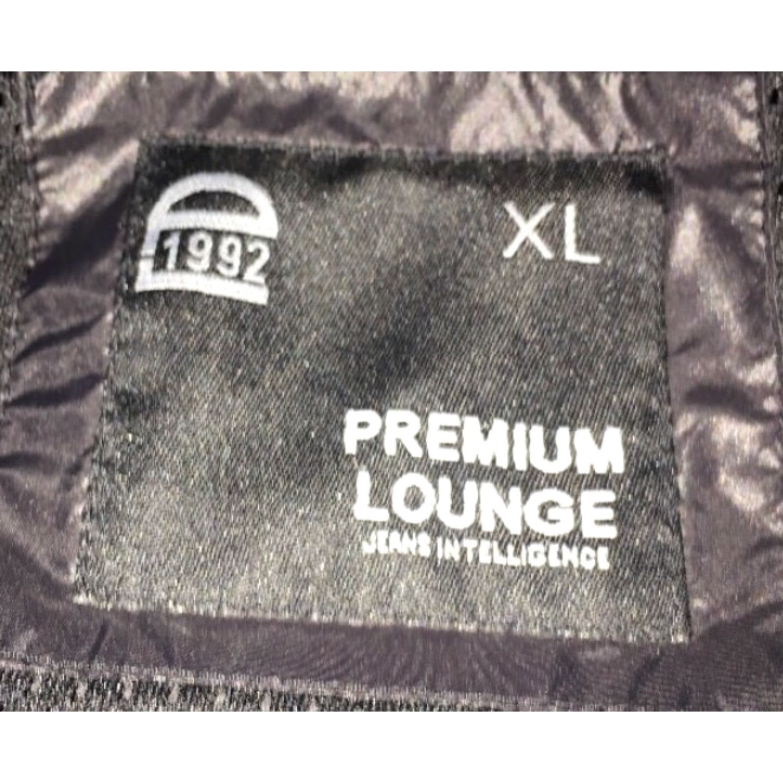 Vintage Premium Lounge 1992 Jeans Intelligence Men’s Black Jacket XL Nylon Size US 36 / EU 52 - 7 Thumbnail