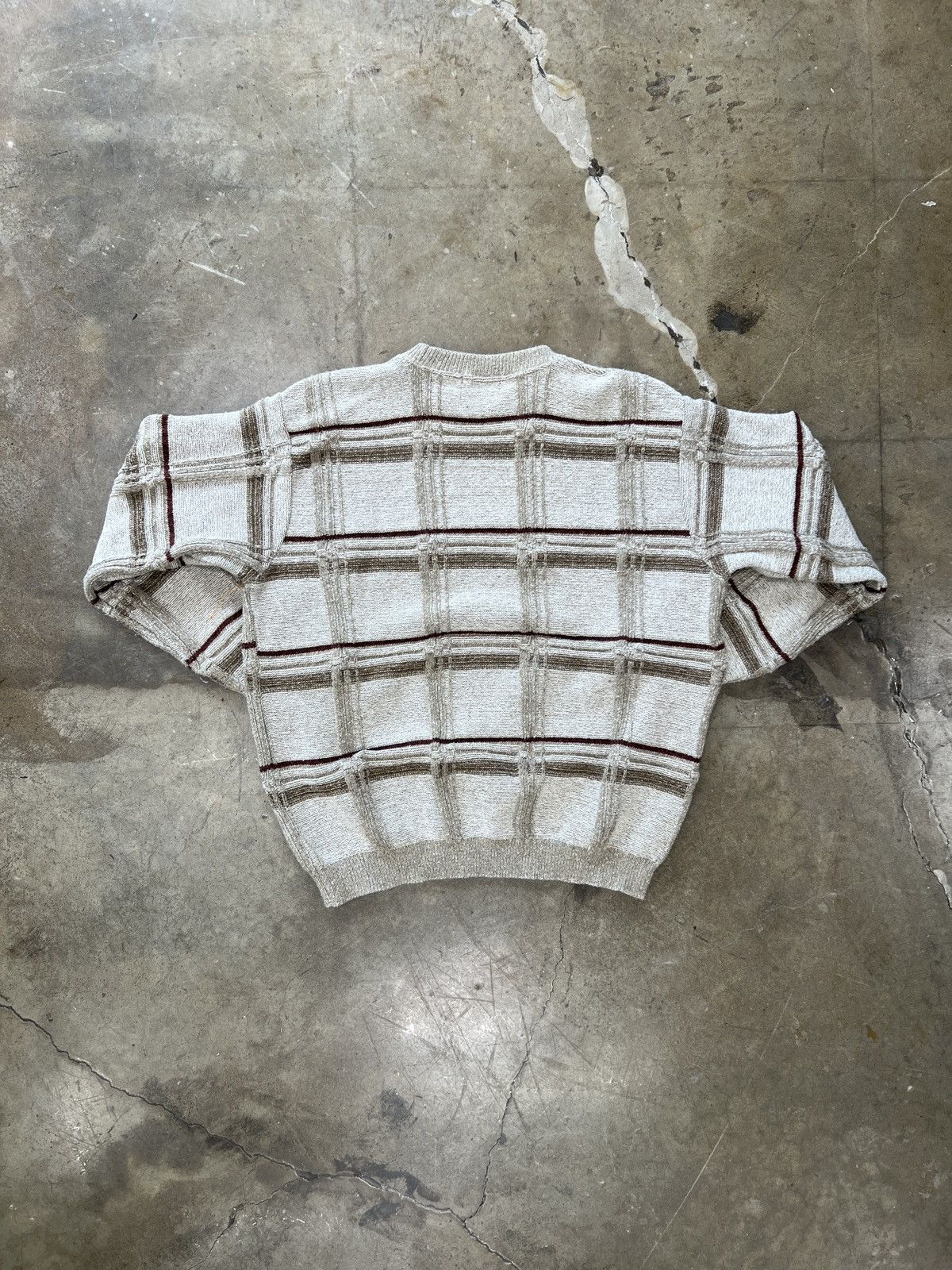 Vintage Vintage 90s Bill Bass Woven Knit Sweater Large Size US L / EU 52-54 / 3 - 4 Thumbnail