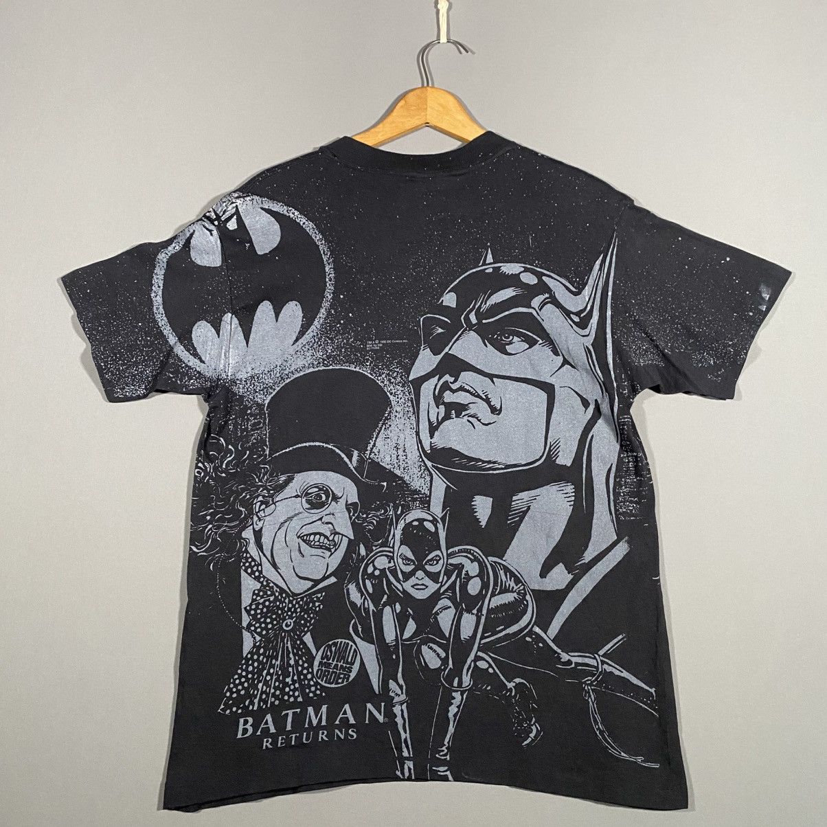 DC Comics 1992 Batman Returns AOP NWT Large Size US L / EU 52-54 / 3 - 6 Thumbnail
