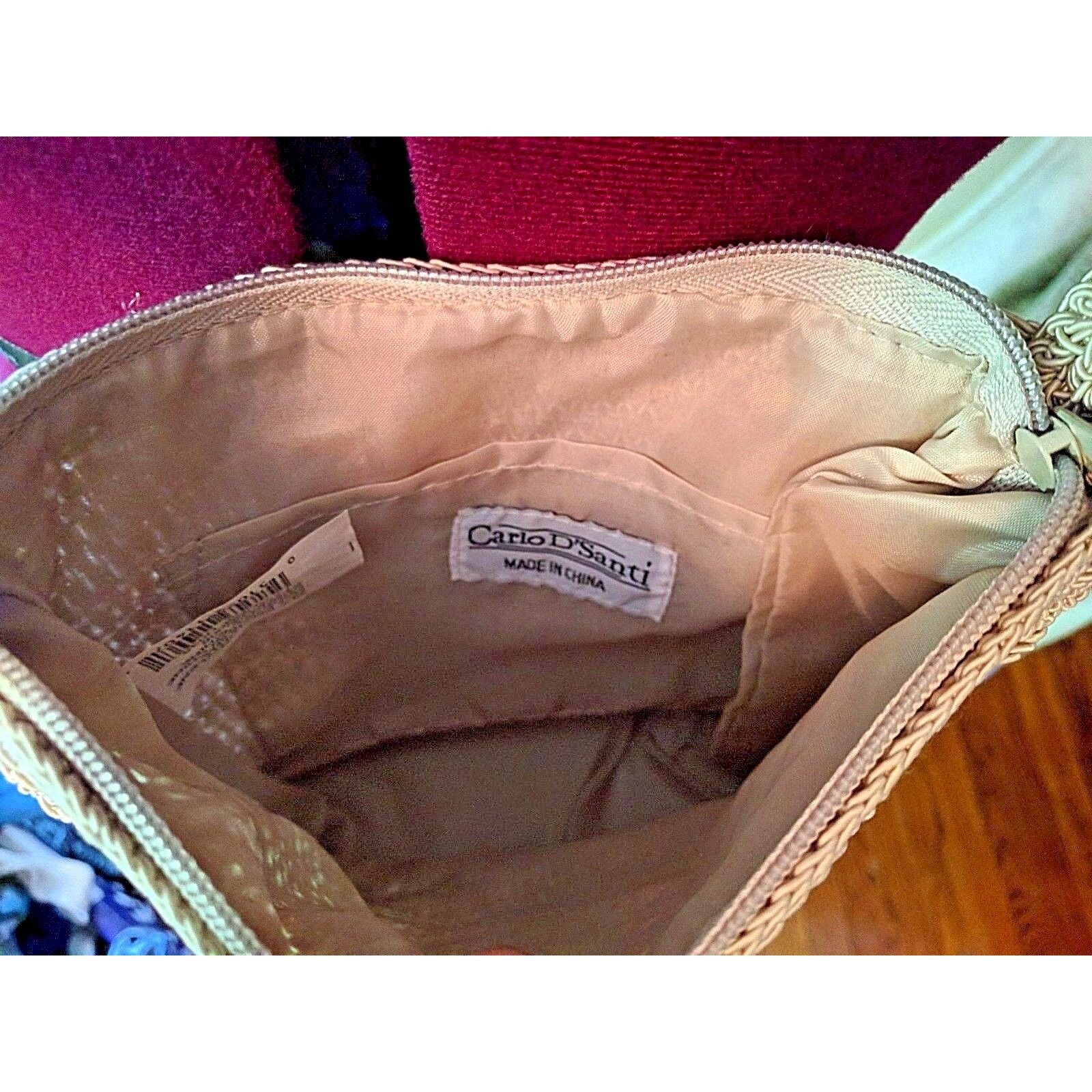 Other Carlo D'Santi Purse Tan Crochet Women Size ONE SIZE - 5 Thumbnail