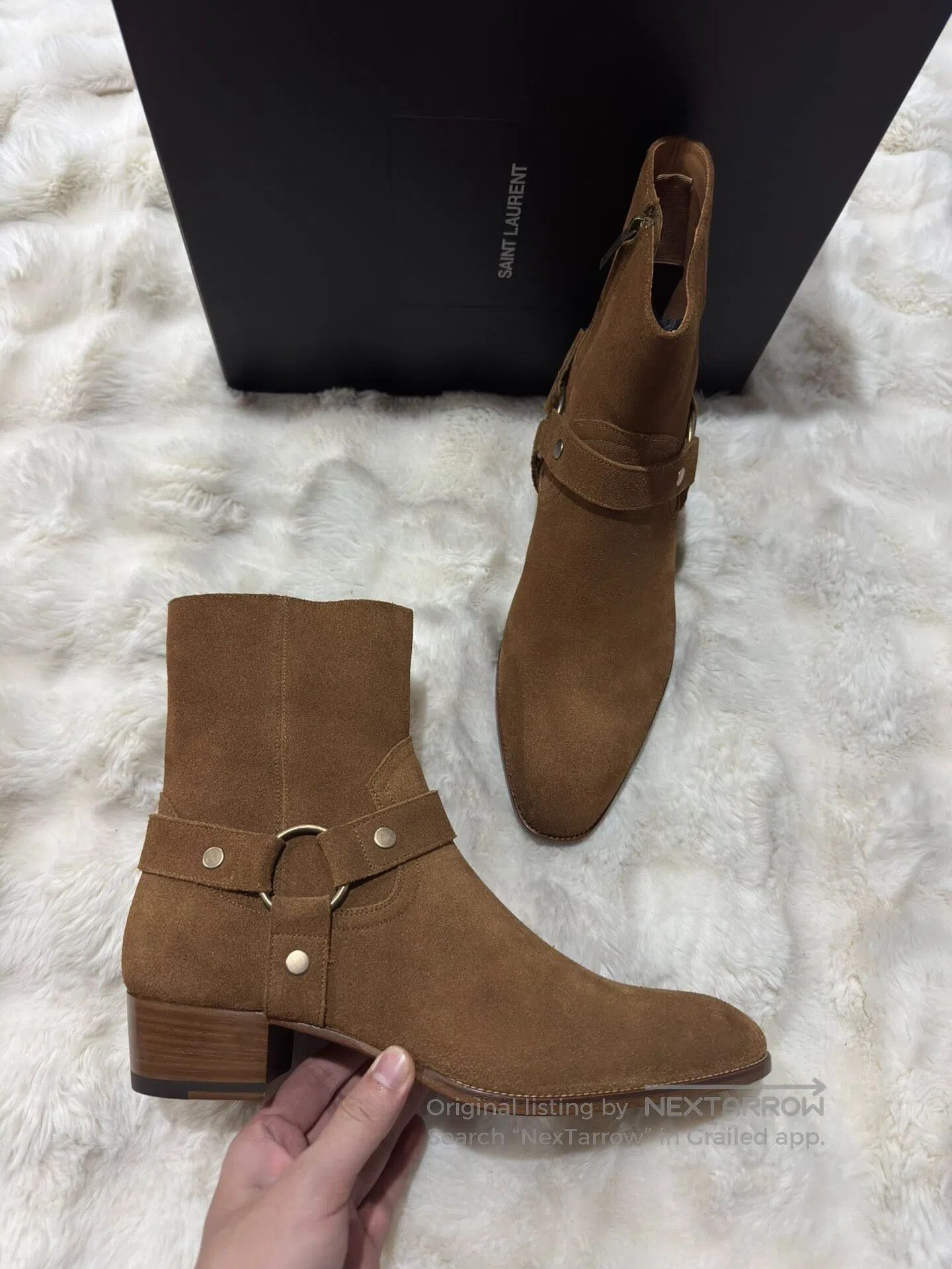 Saint Laurent Paris Saint Laurent Paris Chelsea boots| Size US 10.5 / EU 43-44 - 3 Thumbnail