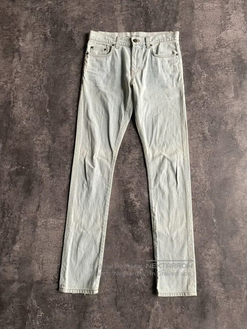 Saint Laurent Paris Saint Laurent Paris Light Blue Original Denim Pants Size US 27 - 1 Thumbnail
