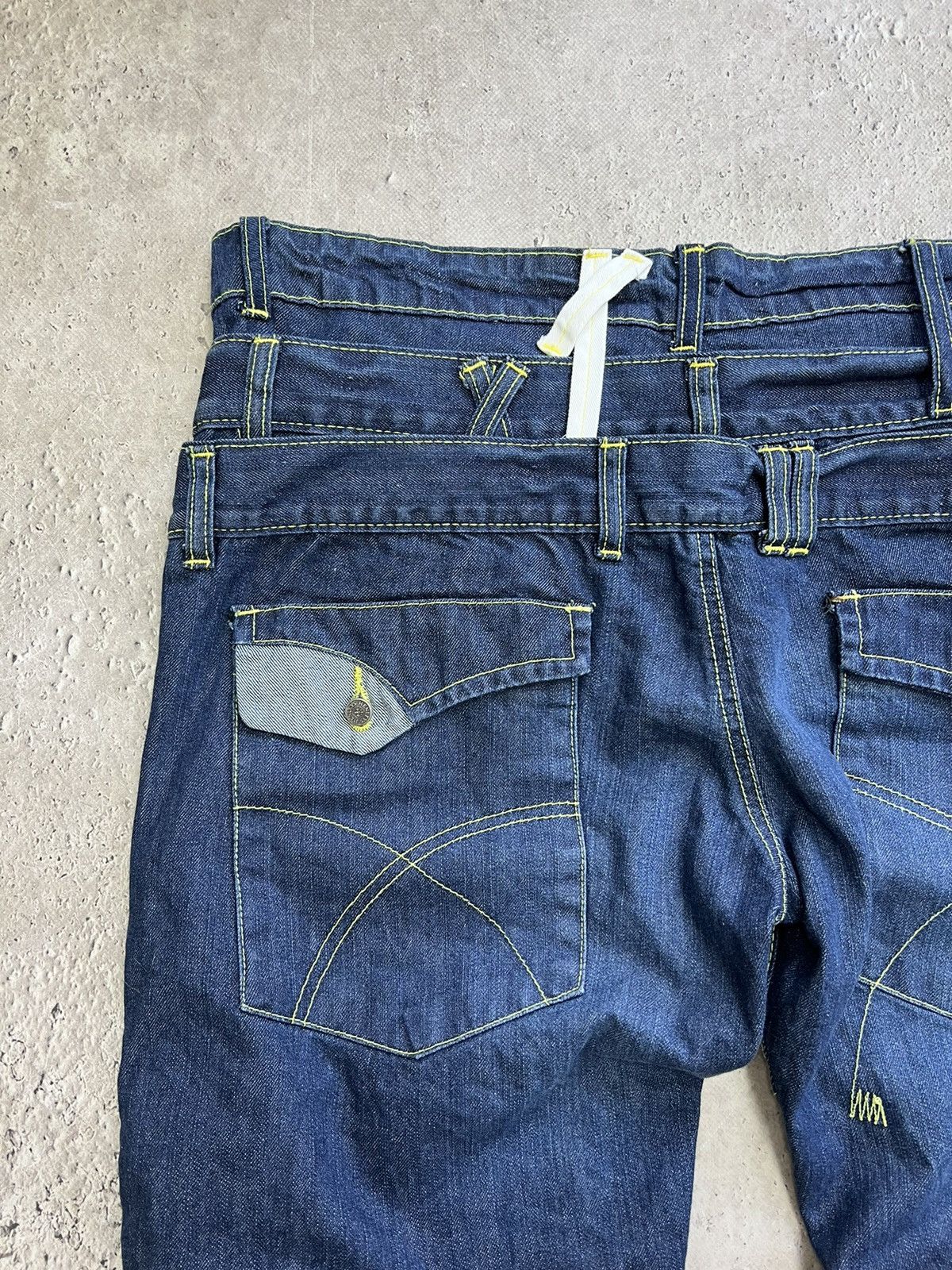 Japanese Brand × Junya Watanabe × Le Grande Bleu (L.G.B.) Vintage Japanese flare wide-leg 3D pocket utility cargos Size US 32 / EU 48 - 12 Thumbnail