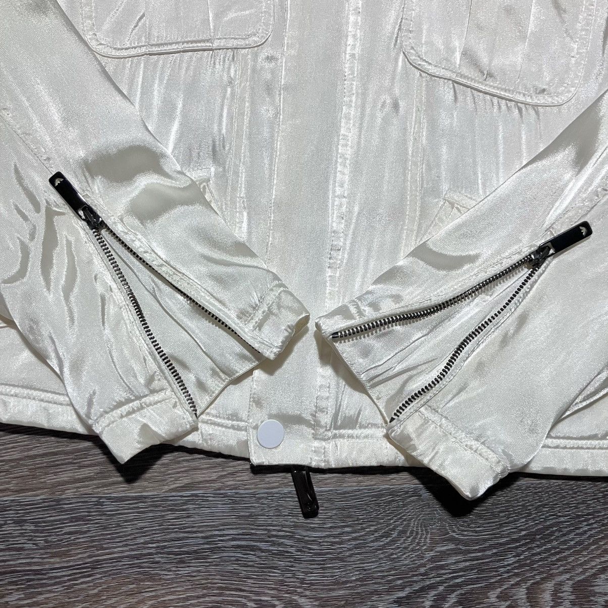 Emporio Armani Archive EMPORIO ARMANI Iridescent Silk/Rayon Manouter Jacket Size US M / EU 48-50 / 2 - 5 Thumbnail