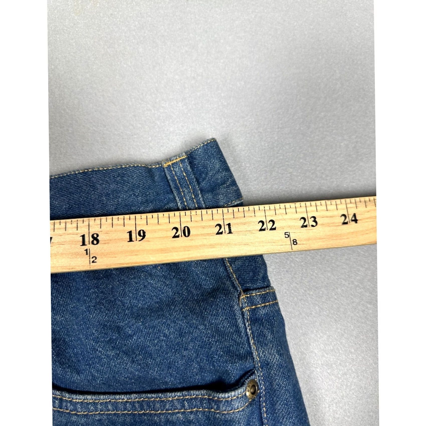 Vintage Harbor Bay Jeans Mens 44x28 Loose Fit Tapered Leg Blue Denim 5-Pocket Pocket Outdoor NEW Size US 44 / EU 60 - 4 Thumbnail