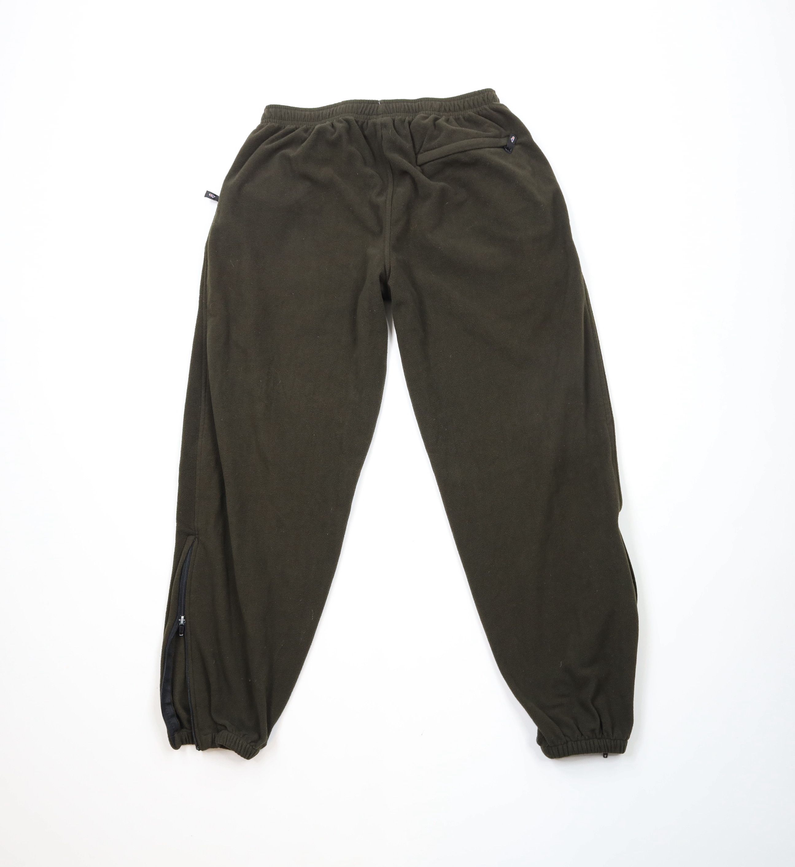 Vintage Vintage 90s Streetwear Fleece Sweatpants Joggers Green Size US 34 / EU 50 - 9 Thumbnail