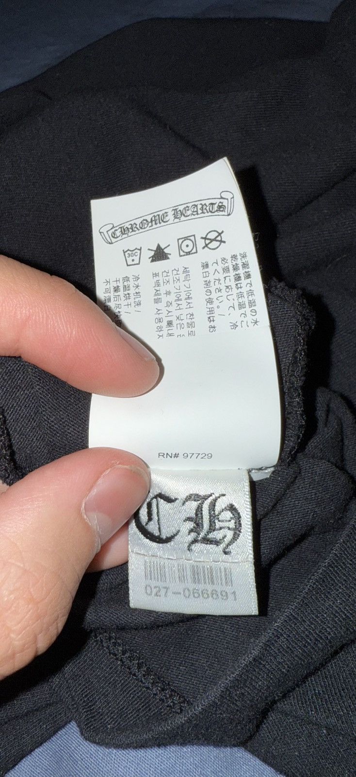 Chrome Hearts Chrome Hearts Embroidered Dagger Black Long Sleeve T-Shirt Size US M / EU 48-50 / 2 - 11 Thumbnail