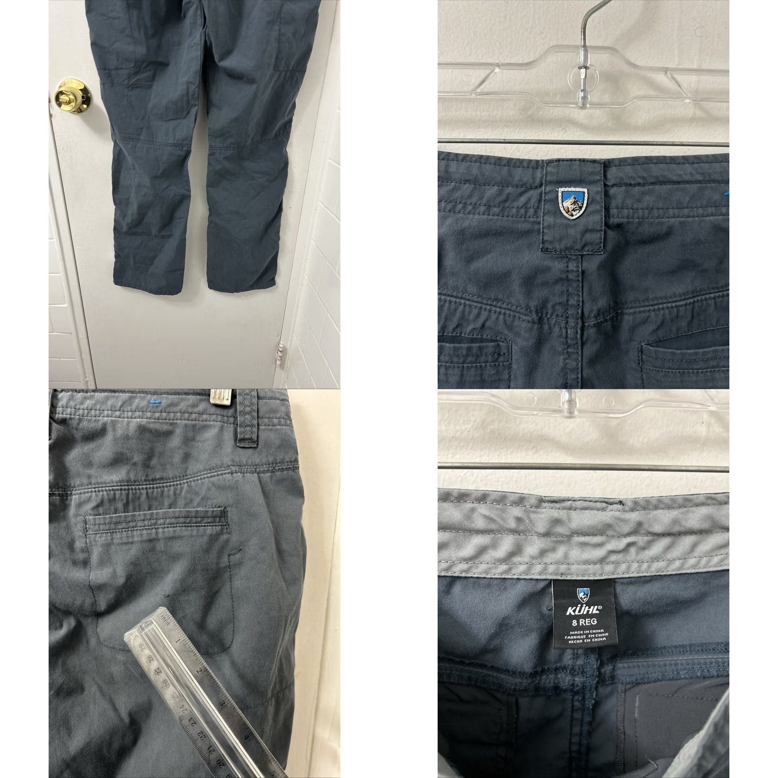 Vintage Kuhl Legendary Pants Womens Size 8 Blue Cargo Hiking Outdoor Trousers Straight Leg Casual Travel Size 30" / US 8 / IT 44 - 8 Thumbnail