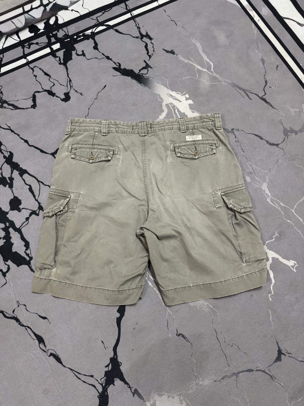Polo Ralph Lauren Vintage Trashed Sun Faded Polo Ralph Lauren Short Pants Size US 42 / EU 58 - 9 Thumbnail