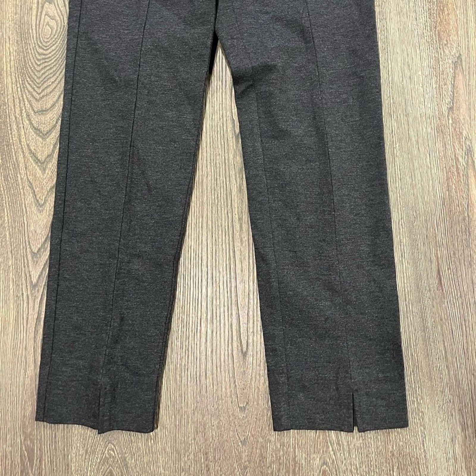 Vintage NWOT J. Jill Ponte Slim-Leg Slit Hem Pants Mid Rise Size S Size 23" - 2 Thumbnail