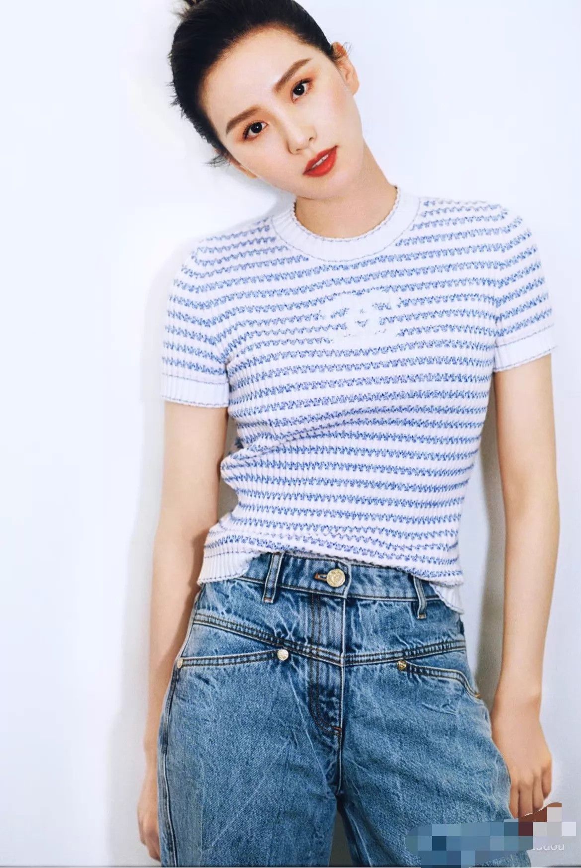 Chanel Chanel Knit Striped Short-Sleeve Top Size 36 Star Size XS / US 0-2 / IT 36-38 - 7 Thumbnail