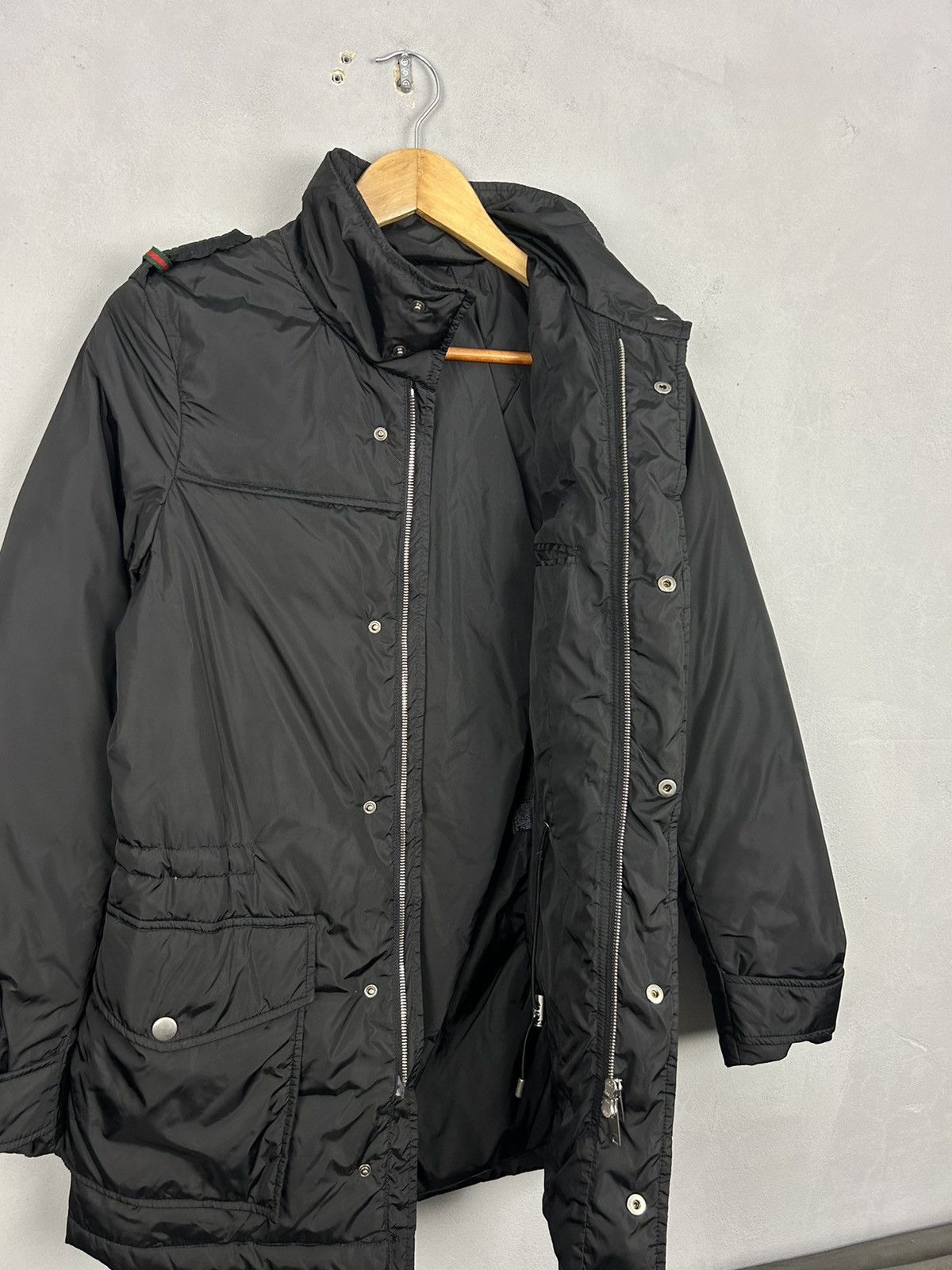 Gucci Gucci Black Puffer Jacket Women – Made in Italy – Nylon Size S / US 4 / IT 40 - 12 Thumbnail