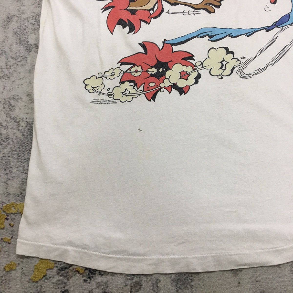 Vintage × Warner Bros Vintage Looney tunes White Tee Size US M / EU 48-50 / 2 - 2 Thumbnail