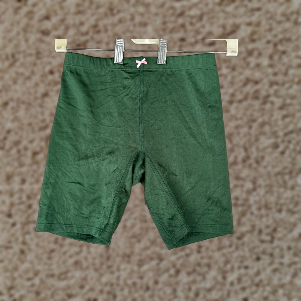 Vintage WEAR ONE'S AT Womens XS Green Compression Shorts Activewear Nylon Sports Size 26" / US 2 / IT 38 - 1 Thumbnail
