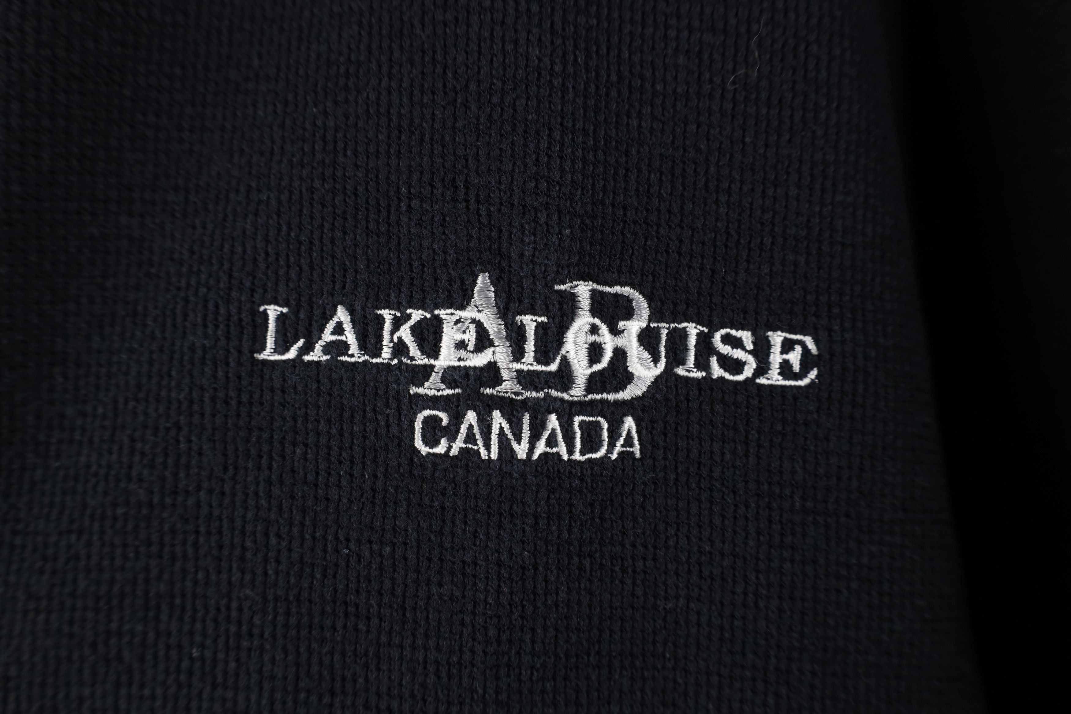 Vintage Vintage 90s Louise Canada Thermal Waffle Knit T-Shirt Black Size US XL / EU 56 / 4 - 4 Thumbnail