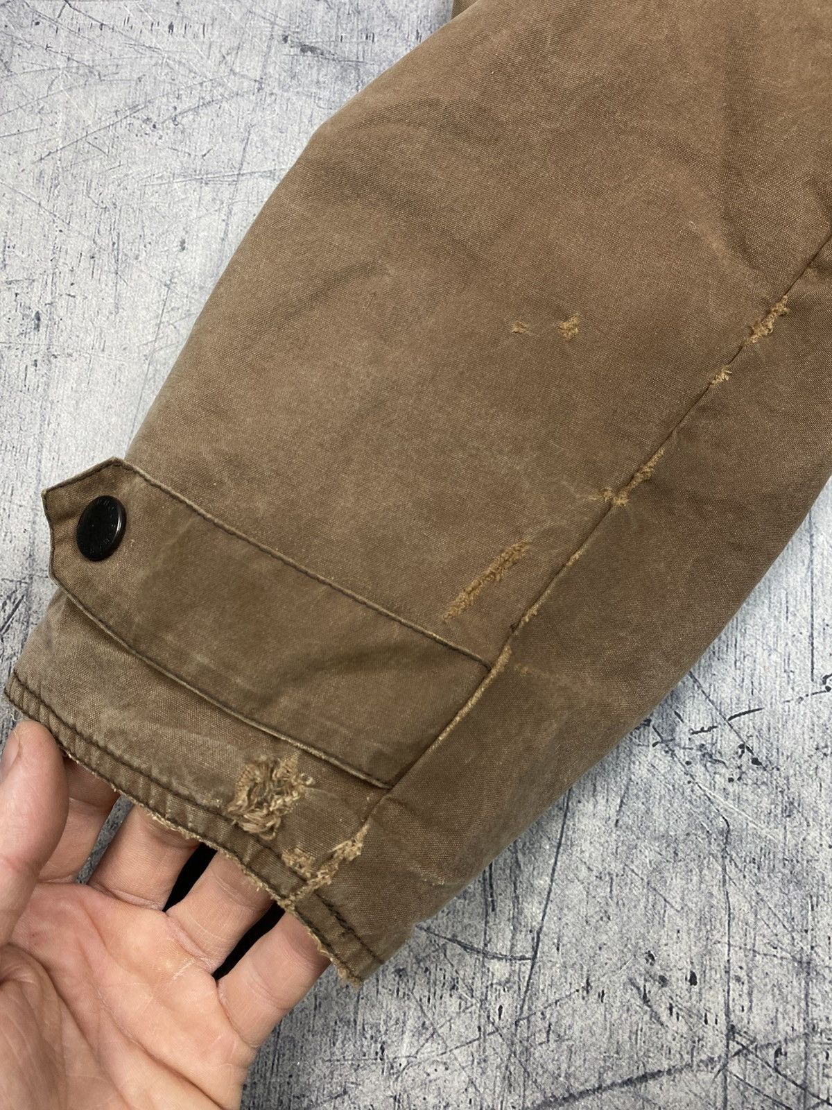 Barbour Barbour Bushman Waxed Jacket Brown Distressed Workwear Size US XXL / EU 58 / 5 - 12 Thumbnail