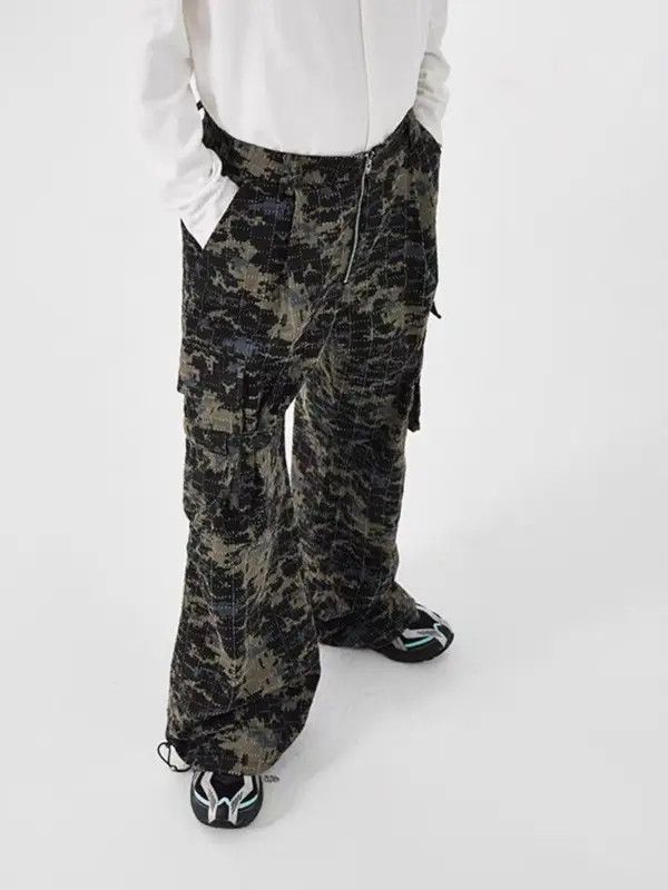 Japanese Brand × Jean Specially cut washed ripped camouflage overalls Size US 32 / EU 48 - 2 Thumbnail