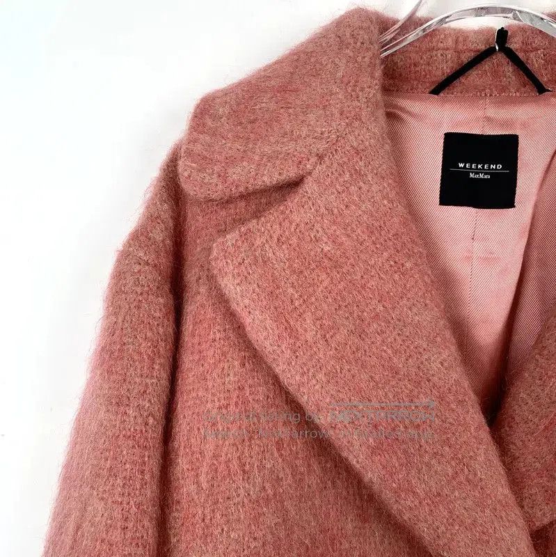 Max Mara MaxMara Red Mohair Women's Coat . Size M / US 6-8 / IT 42-44 - 3 Thumbnail