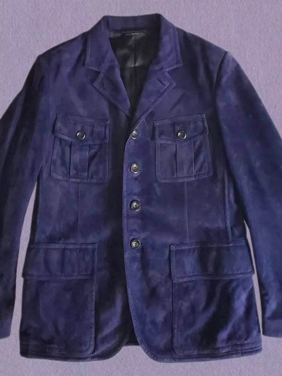 Tom Ford TOM FORD LAMB SKIN SUEDE FIELD JACKET SIZE 54 Size US L / EU 52-54 / 3 - 2 Thumbnail