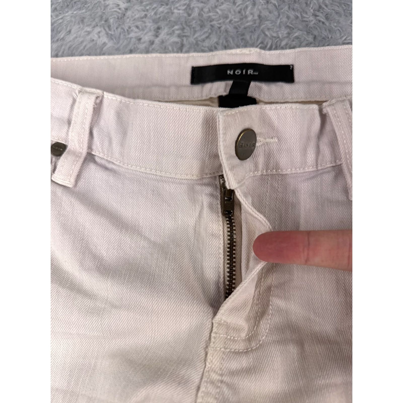 J.Crew Noir Jeans Women 8 Pink Denim Wide Leg Bootcut Low Rise Cotton 31x32 Size 30" / US 8 / IT 44 - 5 Thumbnail