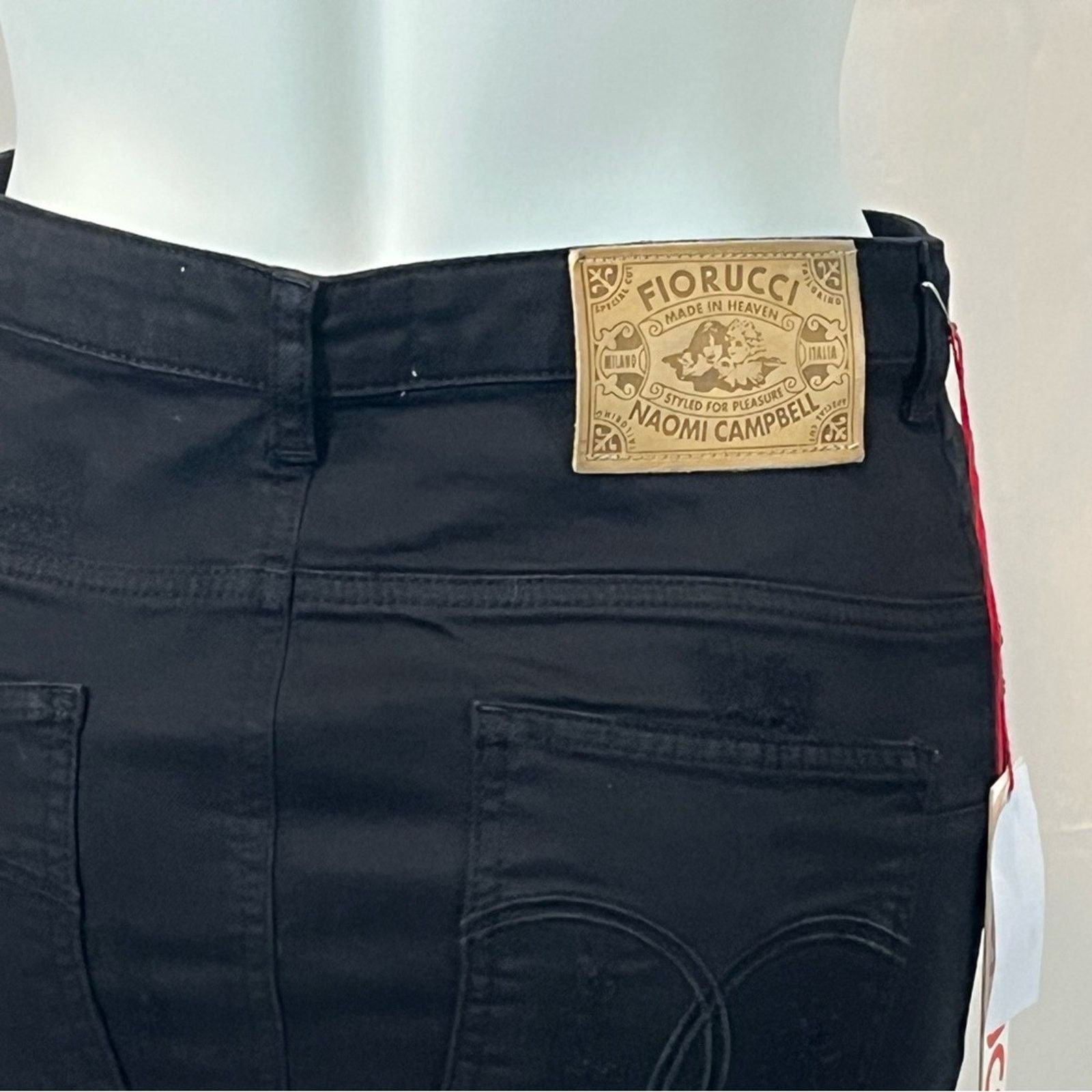 Fiorucci Fiorucci Black Distressed Mini Skirt Size 30" / US 8 / IT 44 - 12 Thumbnail
