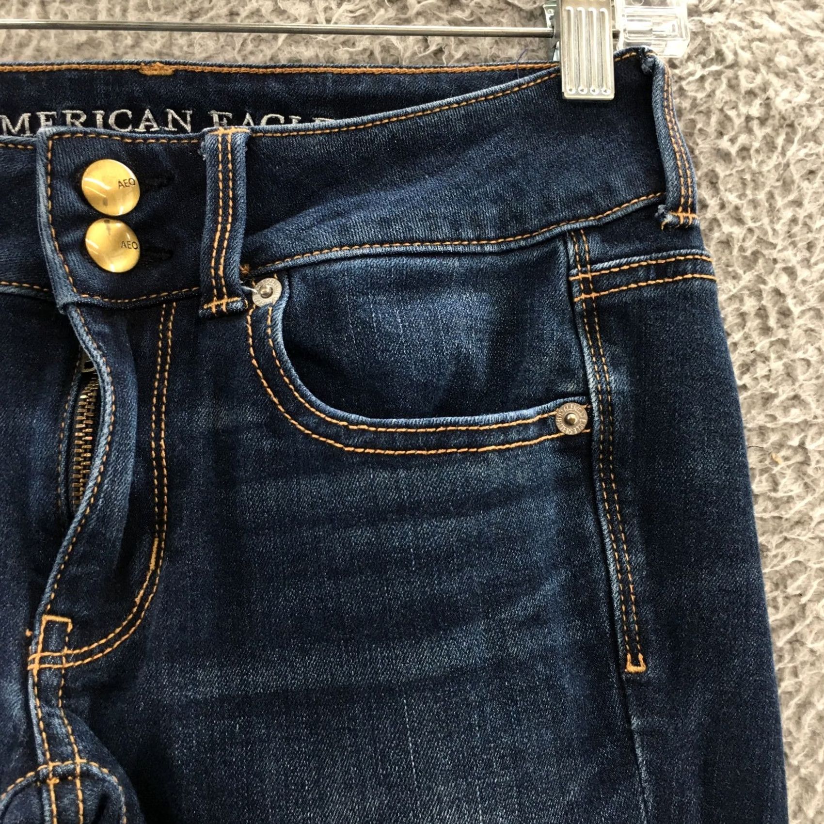 American Eagle Outfitters American Eagle Outfitters Artist Crop Jeans Womens Regular 2R Blue Denim Size 26" / US 2 / IT 38 - 5 Thumbnail