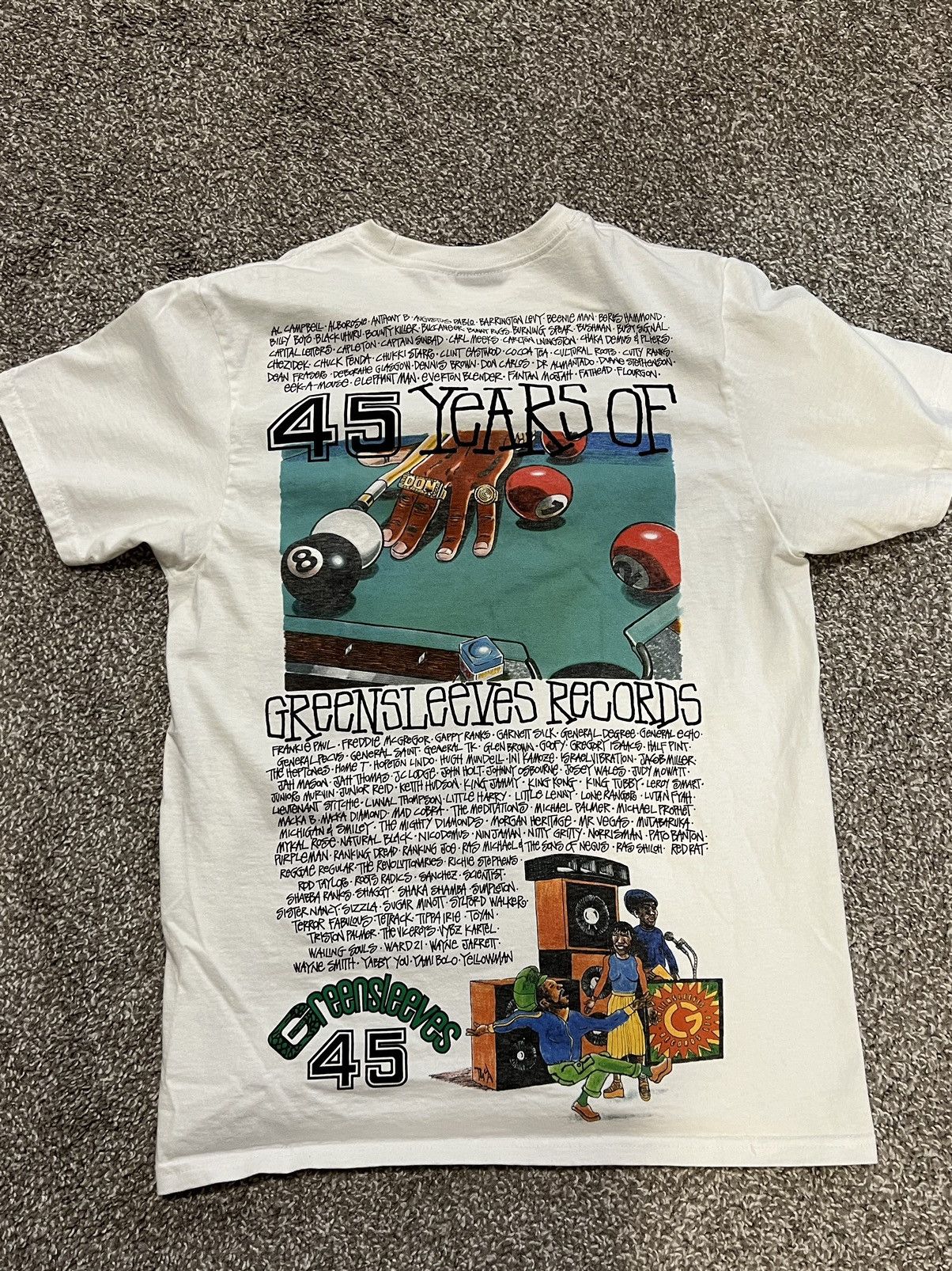 Stussy Stussy Greensleeves 45 Tee | Grailed