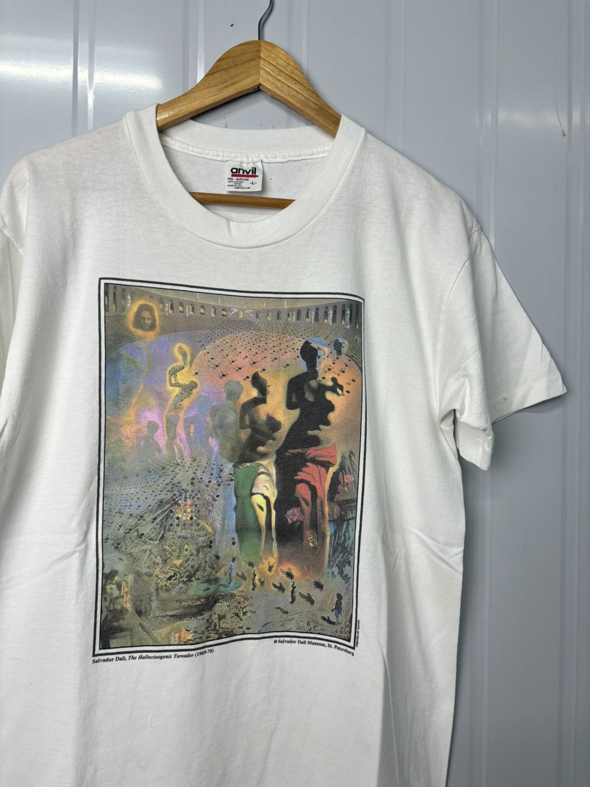 Vintage VERY RARE! Vintage 90’s Salvador Dali Hallucinogenic Art Size US L / EU 52-54 / 3 - 1 Thumbnail