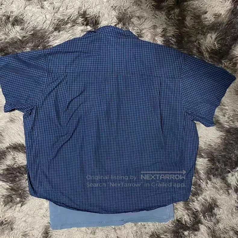 Balenciaga Balenciaga Fake two-piece checkered shirt short-sleeve Size US M / EU 48-50 / 2 - 2 Thumbnail