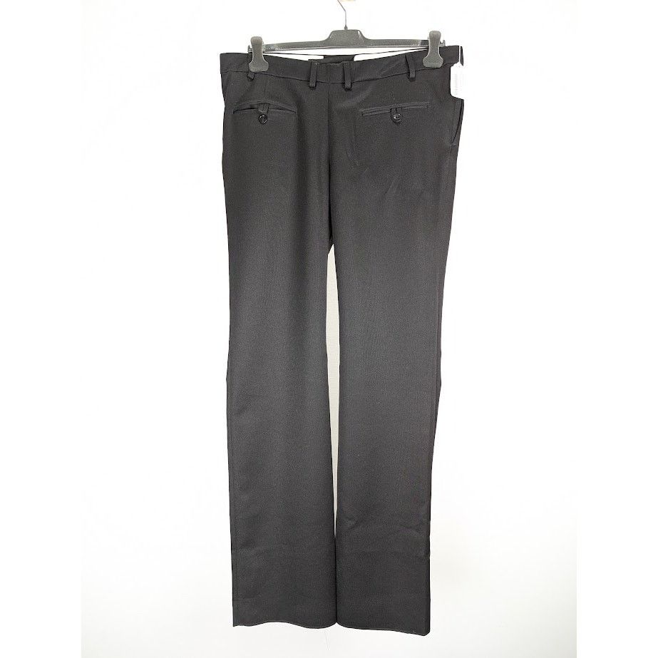 o1rshd1 Woven Bumster Tailored Trousers in Black