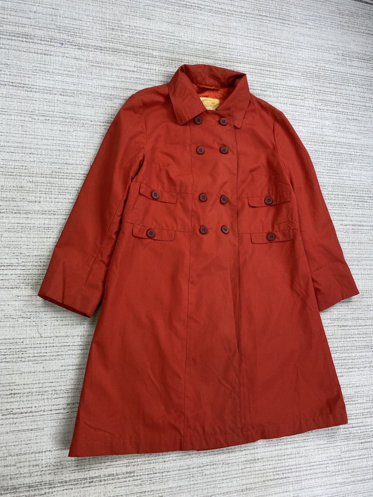 Designer × Vintage Vtg Confexim Poland Designer Multi Button Swallow Long Coat Size US S / EU 44-46 / 1 - 3 Thumbnail