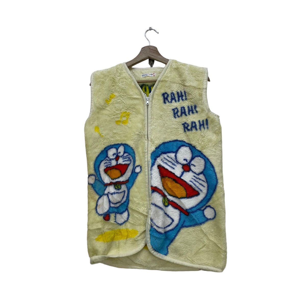 Anime × Japanese Brand × Vintage Rare Vintage Bandai Vest Doraemon Fleece Jacket Size US M / EU 48-50 / 2 - 1 Thumbnail