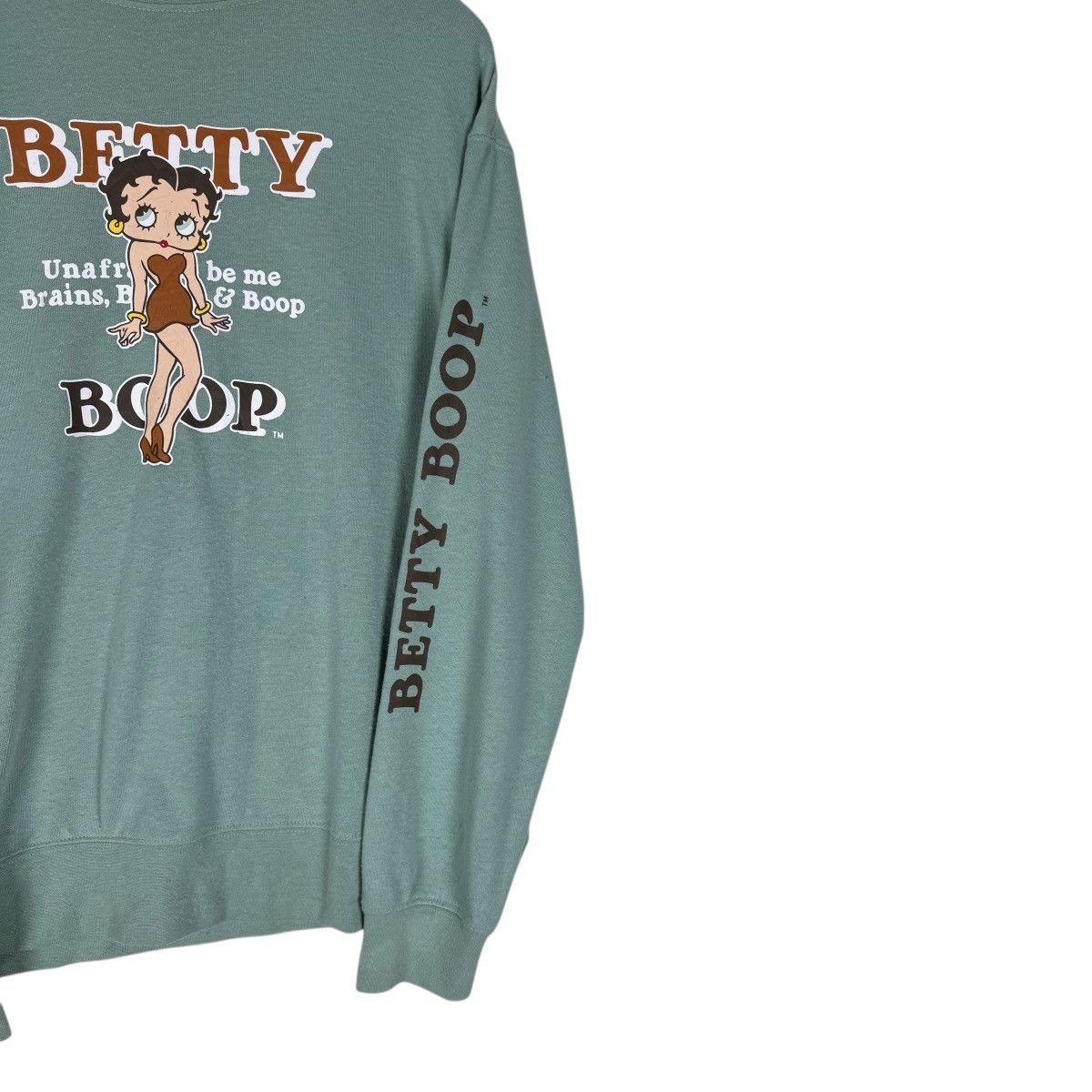 Sweaty Betty ⚡️BETTY BOOP BERJALAN MALAM SWEATSHIRTS CREWNECK Size L / US 10 / IT 46 - 5 Thumbnail